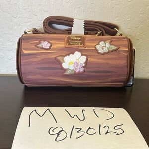 Fox and the Hound floral log crossbody Loungefly